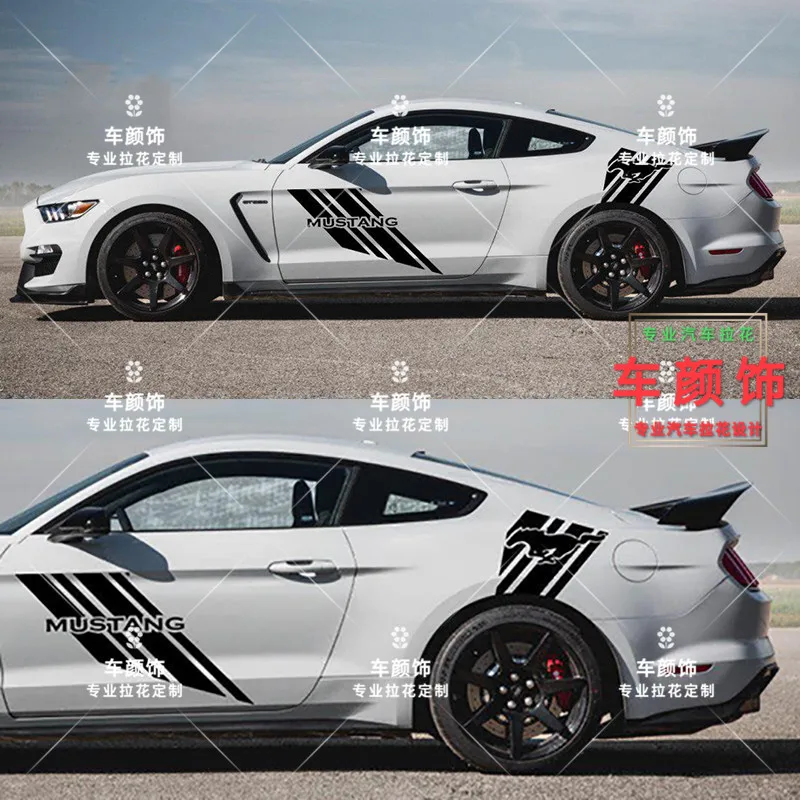 

Car stickers FOR Ford Mustang GT500 body modification sports decorative decals personalized custom fashion stickers