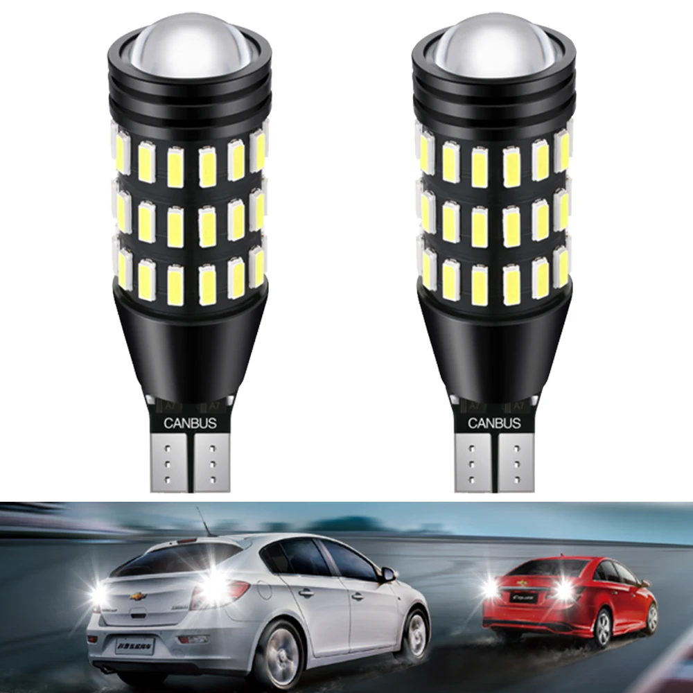 2 шт. Автомобильные светодиодные фонари заднего хода T15 w16w | Автомобили и