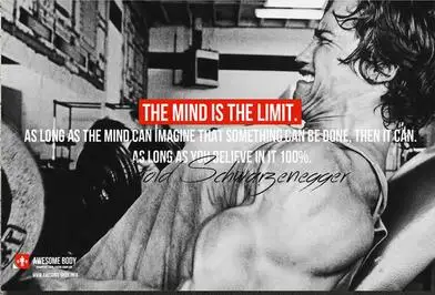 Арнольд Шварценеггер-Мотивационная для бодибилдинга Цитата арт пленки большой