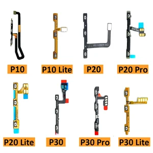New Power On Off Side Key Button Volume Button Flex Cable Ribbon For Huawei P10 P20 P30 P40 Lite Pro