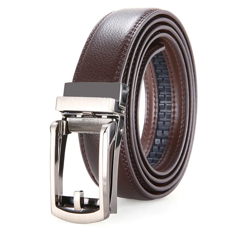 

Лидер продаж, мужская кожаная Автоматическая пряжка TJ-TingJun, имитация контактной пряжки, двухслойная Повседневная Деловая искусственная Пря...