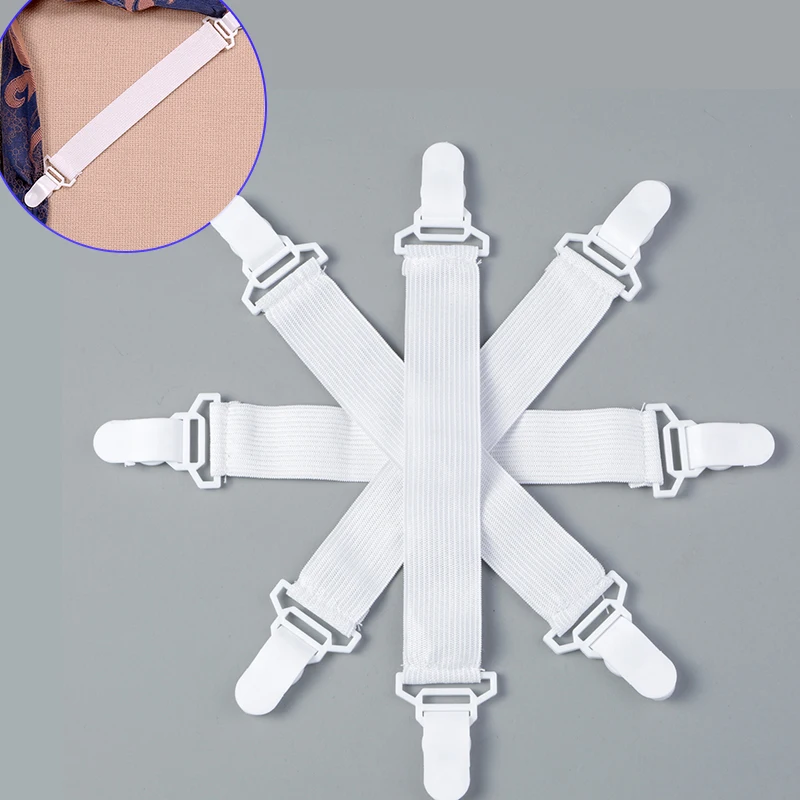 4 шт./компл. эластичный лист для кровати Захваты ремень крепеж простыня зажимы