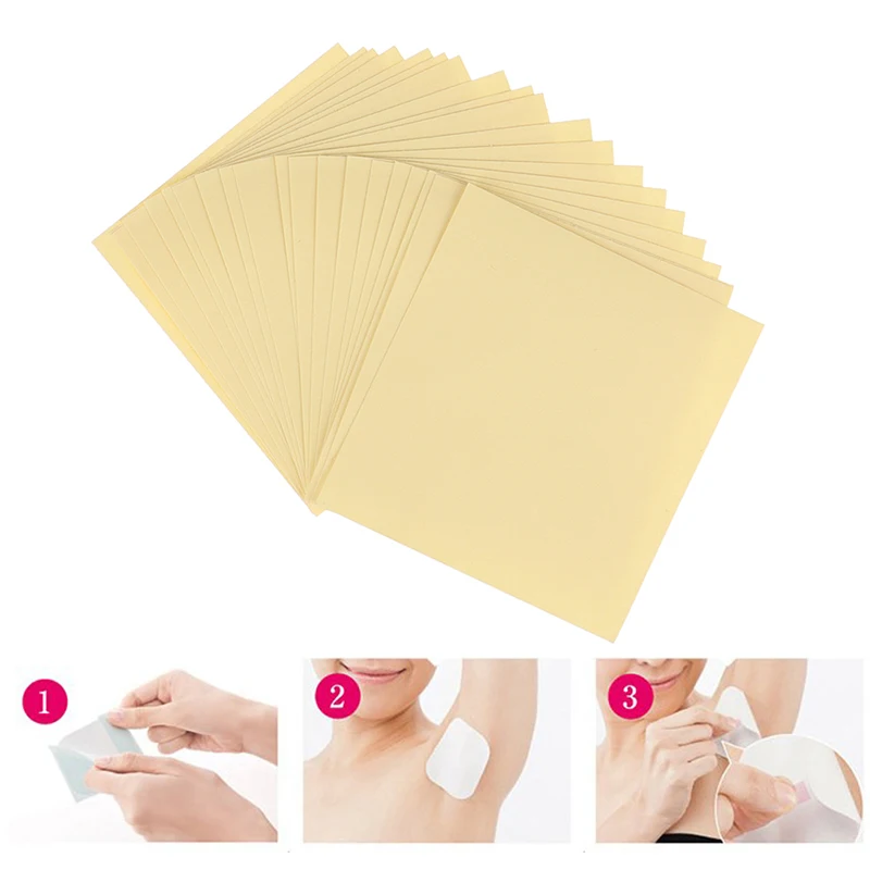 

1Roll /20 Sheets Disposable Armpit Prevent Sweat Pads Transparent Underarm Dry Antiperspirant Sticker Keep Dry Sticker