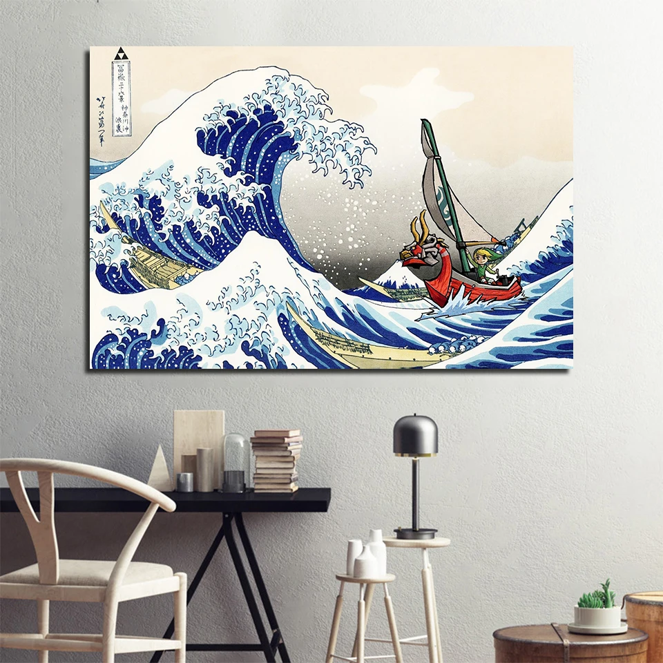 Алмазная вышивка Great Wave off Kanagawa мозаика иконы пейзаж 5D алмазная живопись Diy полная