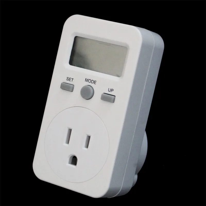 US Metering Socket Small Screen Power Meter Intelligent Billing Home Timer | Электроника