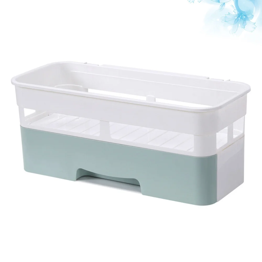 

1Pc Storage Rack Punch Free Storage Stand Practical Soap Shampoo Cosmetic Shelf Holder Organizer for Home Bathroom)