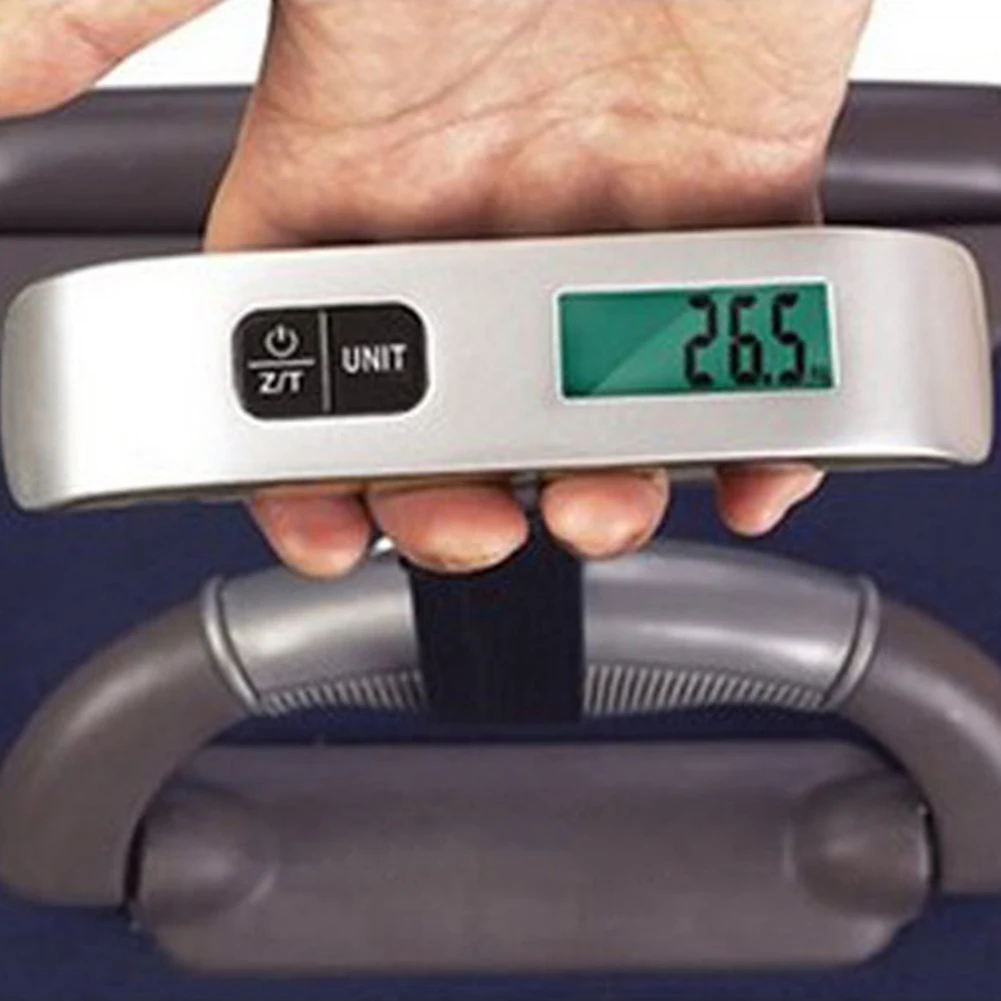 50 кг/10 г Электронные Портативный цифровой Чемодан Вес подвесные весы для