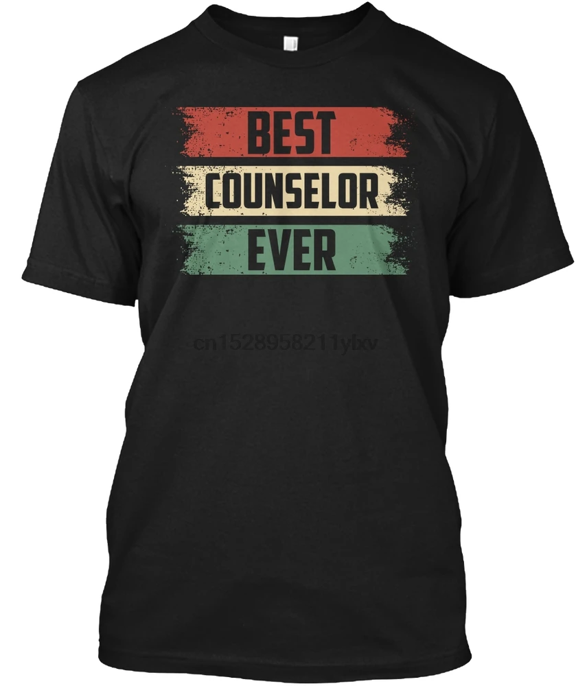 

Men t shirt Best Counselor Ever Counseling Retro tshirts Women t-shirt