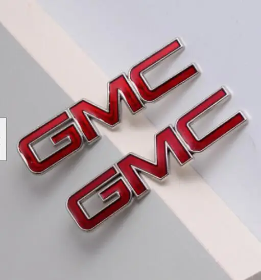 2x GMC автомобильный корпус Exter внутренняя эмблема сиденья наклейки для Sierra Terrain Yukon