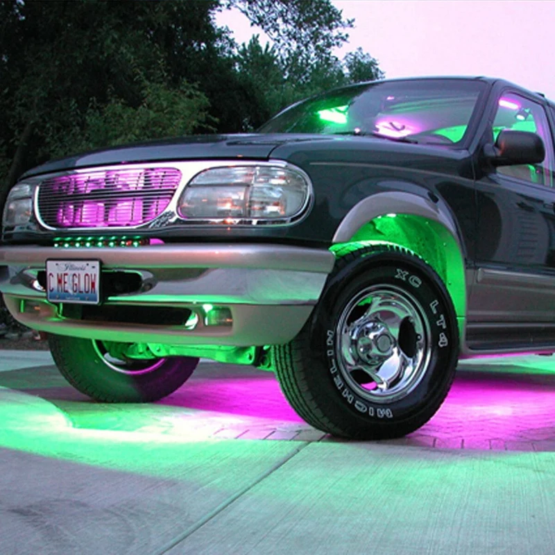 

10Pcs 10Cm Waterproof 5050 Led Strip Lights Dc 12V Caravan Boat Car