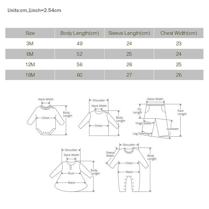 Детский хлопковый комбинезон с длинным рукавом на Возраст 3 18 месяцев|Ромперы| |