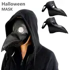 Маска из искусственной кожи в стиле стимпанк, птица, маска с клювом, Хэллоуин, косплей, опора, доктор чумы, вечерние маски, карнавальные, пасхальные, панк, готический стиль, маски