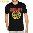 Мужские футболки Soundgarden в американском стиле рок-группы, мужские гранж-футболки 80-х годов, модная брендовая одежда с коротким рукавом