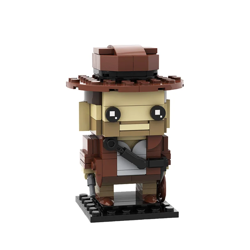 MOC Classic Indiana Jones Doll Nutcracker Particle Building Blocks Assemble Bricks Part Decoration Adult Child Toy Birthday Gift | Игрушки и