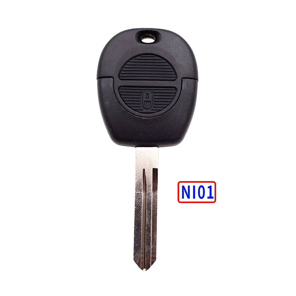 

Чехол Xinyuexin для дистанционного автомобильного ключа для Nissan Primera Micra Terrano Almera X Trail, 2 кнопки, Сменный Чехол для автомобильного ключа
