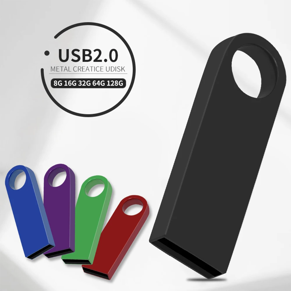 Real Capacity 64GB 32GB 1GB 4GB 8GB Metal USB Flash Drive Mini Memory Stick Pendrive Photography Bulk Gift(over 10pcs Free Logo) |