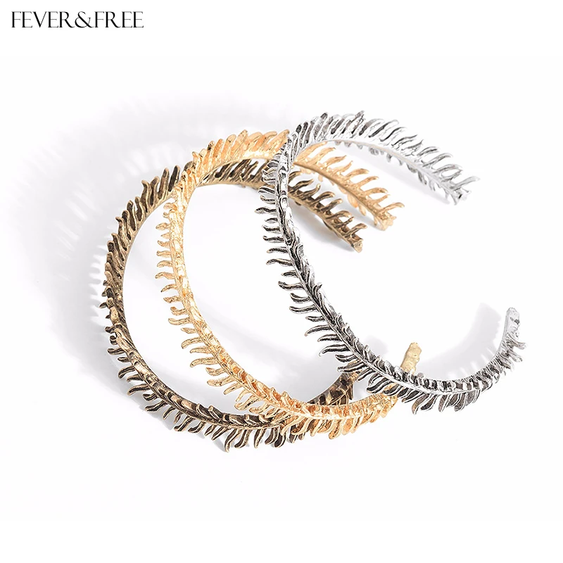 Fever & Free новый дизайн антикварные серебряные браслеты для женщин Бохо винтажные