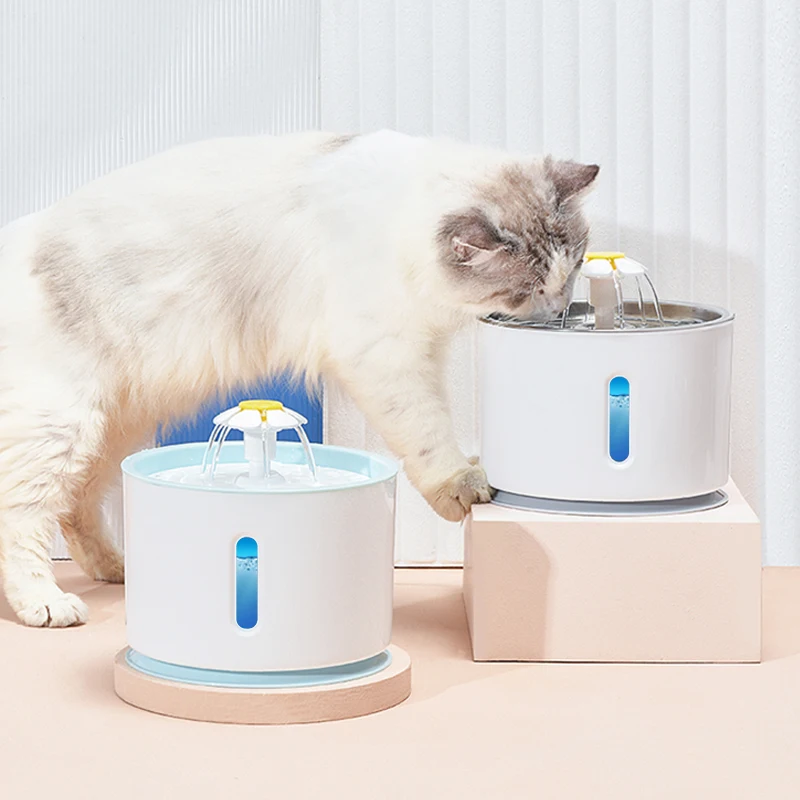 Pet Cat Dog Water Fountain Dog Drinking Bowl USB Automatic Water Dispenser Super Quiet Drinker Auto Feeder Pet Products Supplies