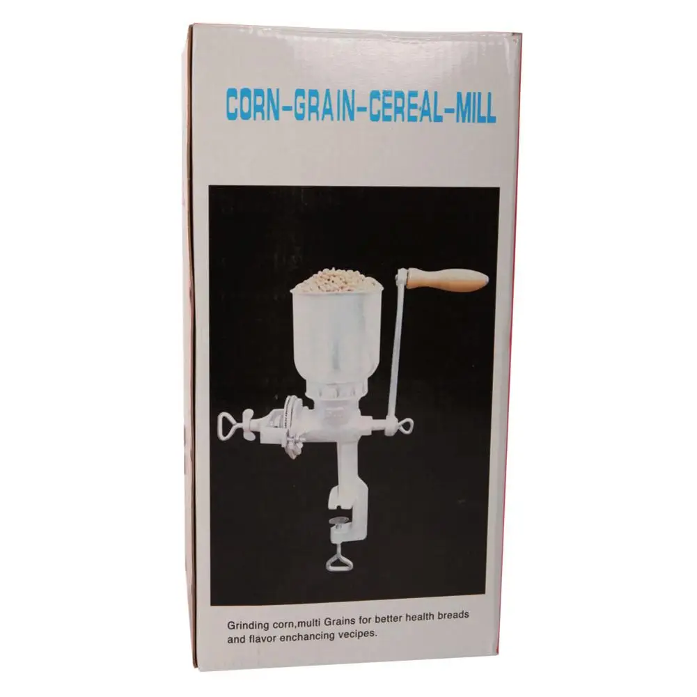 

Hand Cranking Operation Grain Grinder for Home Use - Silver USA Warehouse Fast Shipping
