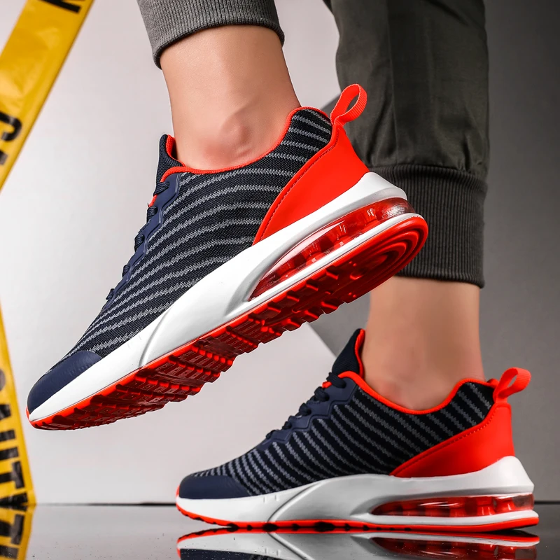 HUMTTO Для мужчин обувь blade Модные дышащие кроссовки для бега на воздушной подушке