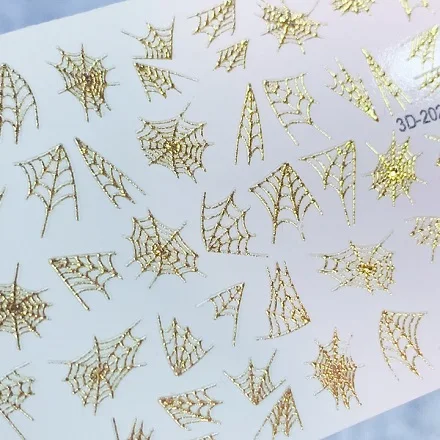 Anna Tkacheva 3D-слайдер Crystal Gold №202 Паутина. Паутинка | Красота и здоровье