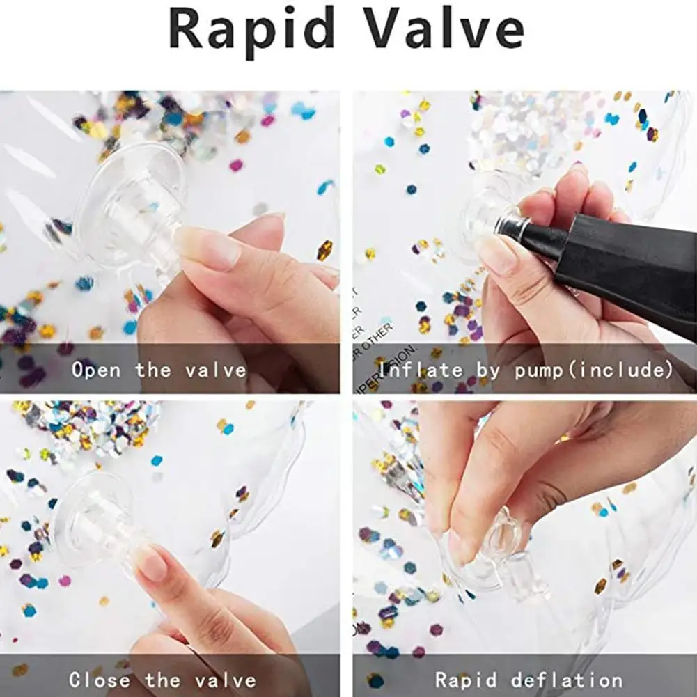 

Fashion Inflatable Swimming Ring Beach Swim Circle Sequins Decoration Flashing Pool Swimming equipment Party With Float Wat I5F4