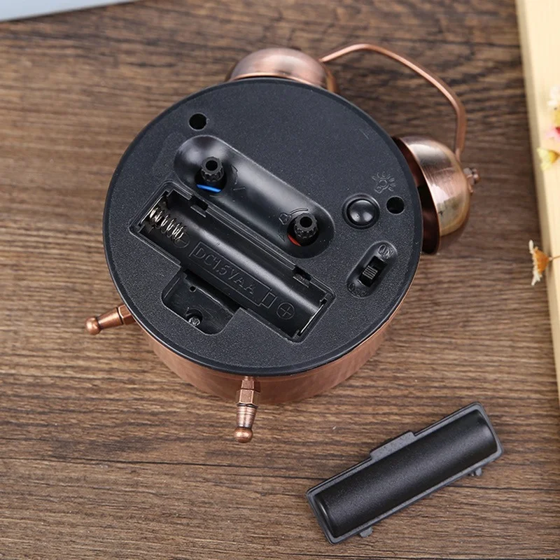 Классический Будильник 3 дюйма винтажные тихие часы-указатели в стиле ретро