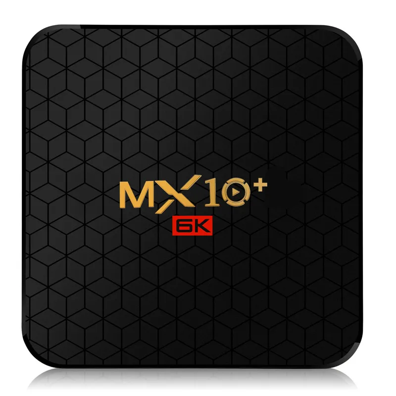Caixa de tv allwinner h6 caixa mx10 plus android 9 0 четырехъядерный 4 Гб 32 ГБ 64 bt4.0 usb3.0 duplo Wi-Fi поддержка 6k