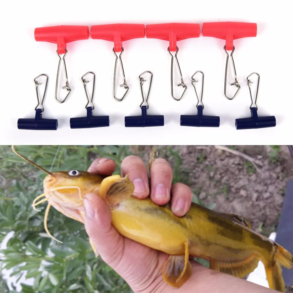 10 шт. рыболовные грузила скольжения клип ясно пластиковые головы поворотный с