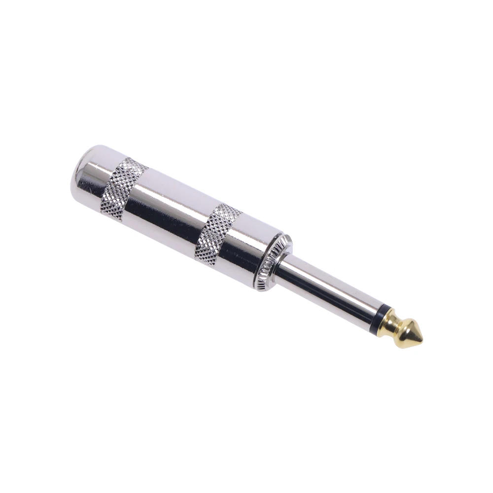 4 шт. THGS 1/4 дюйма вилки для акустических кабелей соединительных змеиный TS Мужской