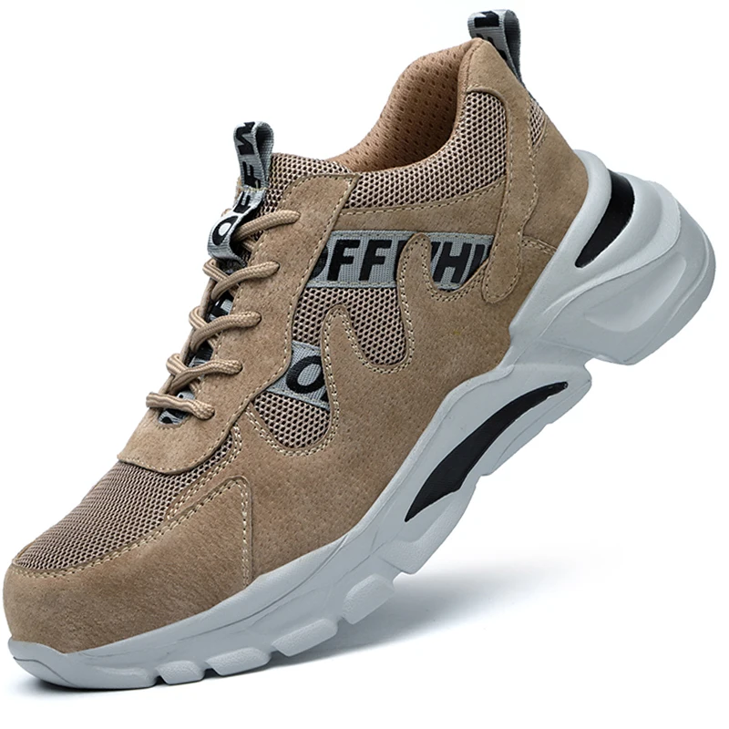 Дропшиппинг Для мужчин безопасная обувь Мужские ботинки легкая защитная Сталь