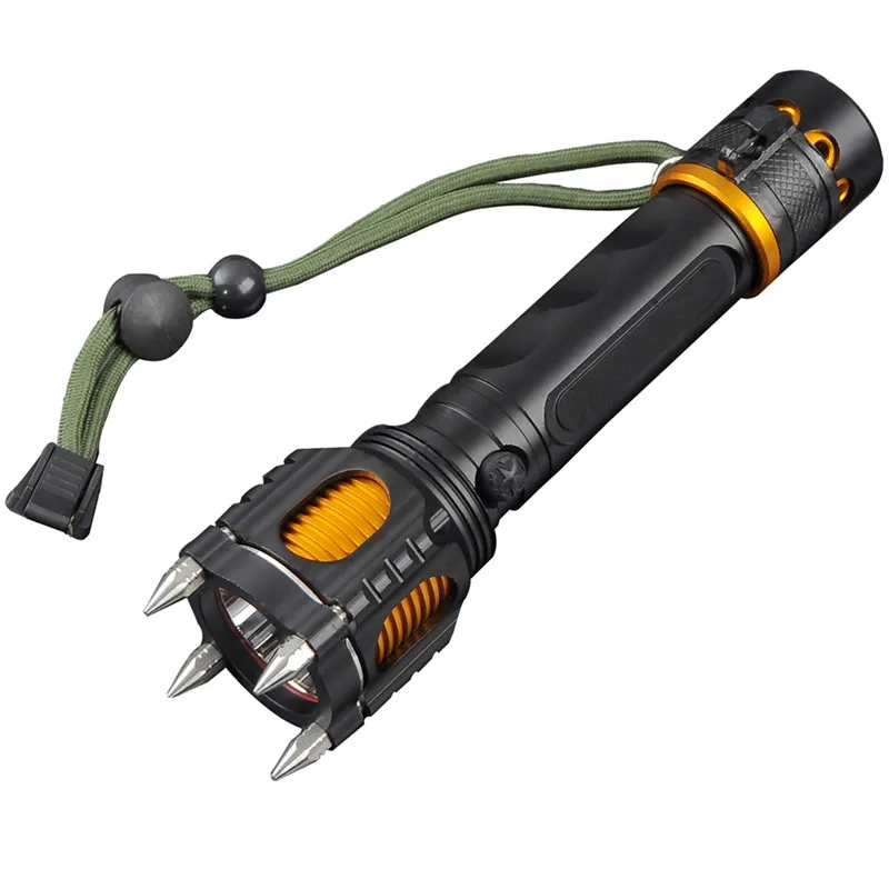 

Charge Led Torch Bulb Powerful Pressure Switch Battery Tactical Flashlight Self Defense Defensa Personal Torch Small EA6SDT