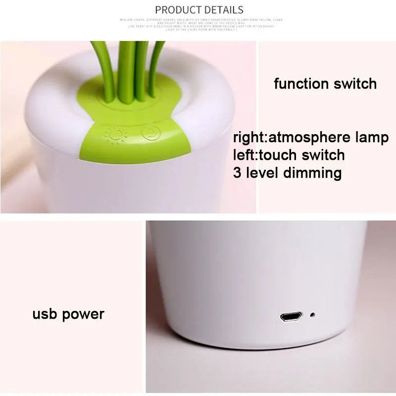 Флеш накопитель USB сенсорный Сенсор стол Ночной светильник светодиодный для