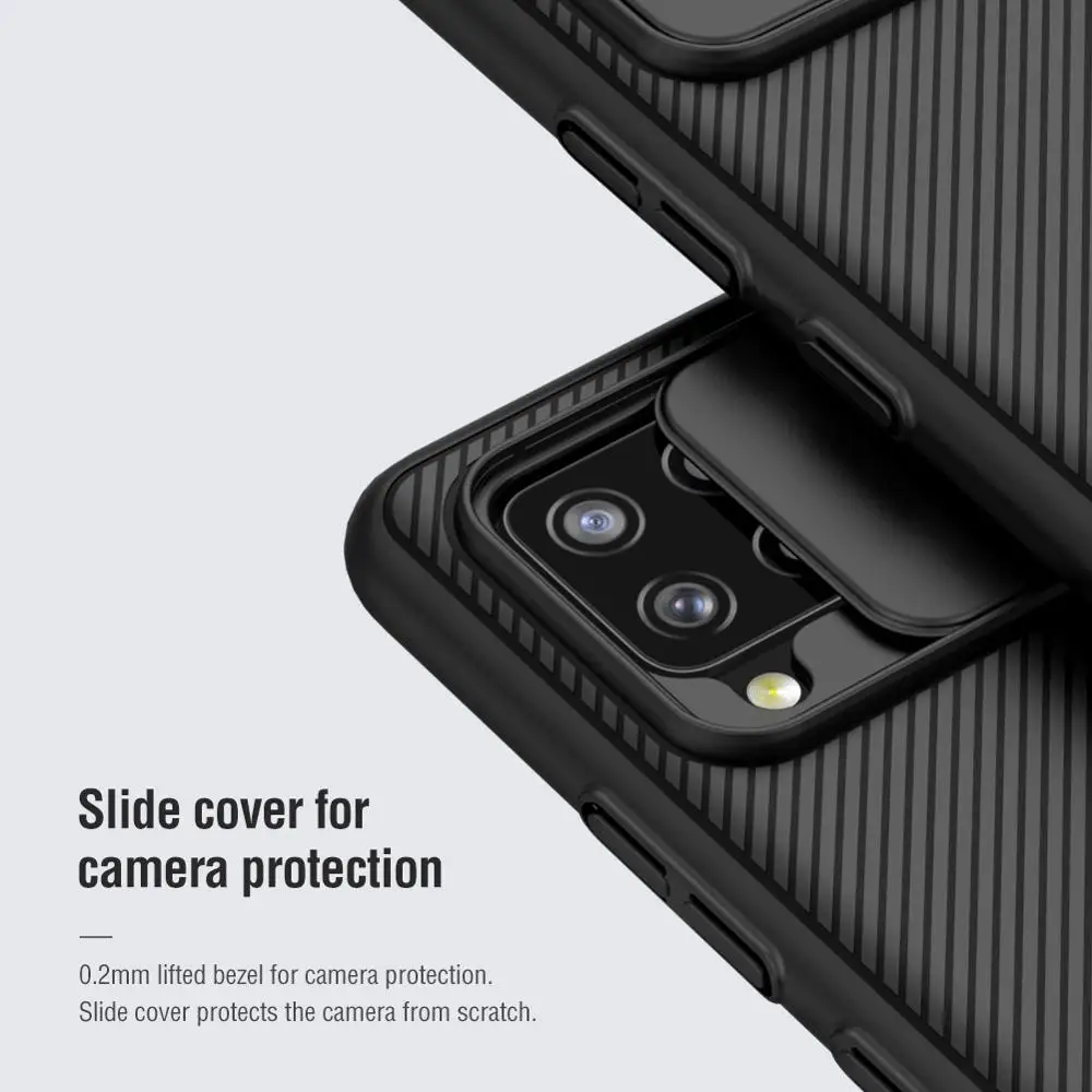 nillkin for samsung galaxy a42 5g camshield case arrival anti shock slide camera protection cover tpupc mobile phone cover case free global shipping