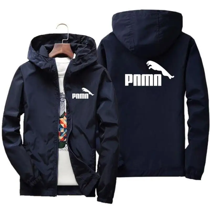 Размера плюс S-7XL Демисезонный куртка Для мужчин тонкая ветровка мужская Slim Fit