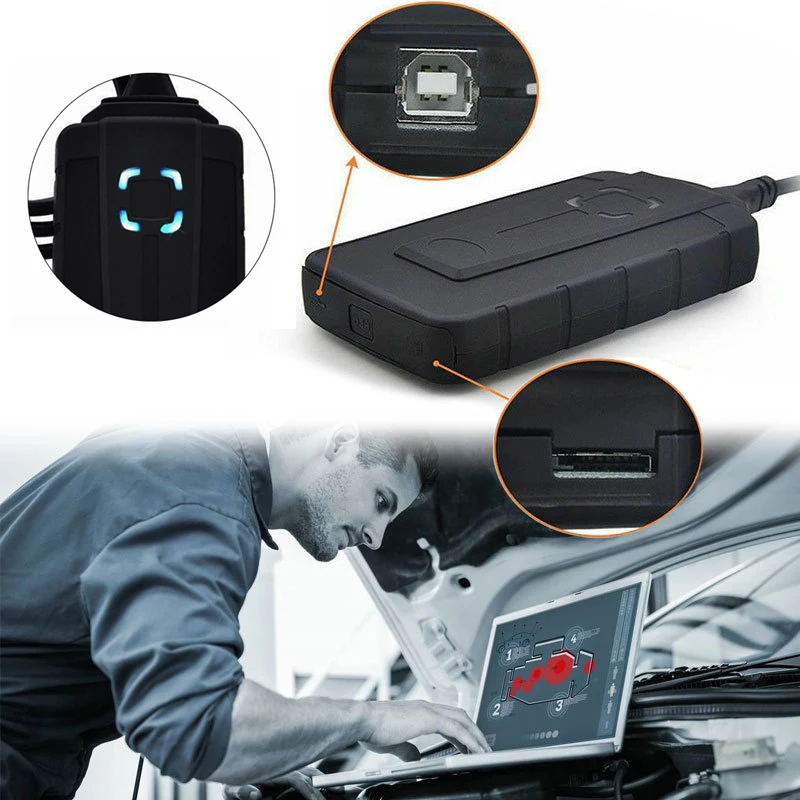 Диагностический сканер delicht obd2 v5.008 R2 WOW 2020 Bluetooth v5.00.12 TCS pro plus инструменты VD DS150E