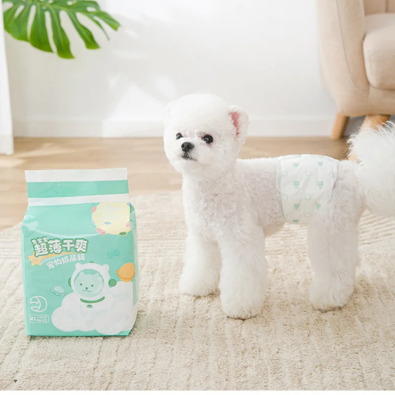 

10 Pcs Super Absorption Physiological Pants Dog Diaper Diapers For Dogs Pet Male Female Dog Disposable Leakproof XXS/XS/S/M/L