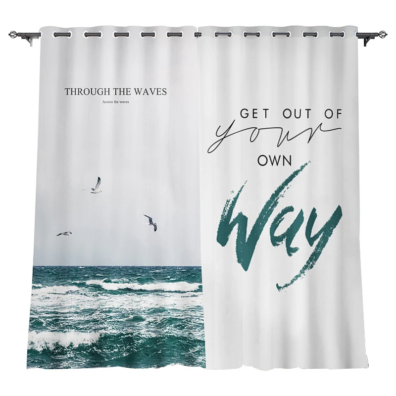 Современные оконные занавески для гостиной спальни кухни светонепроницаемые