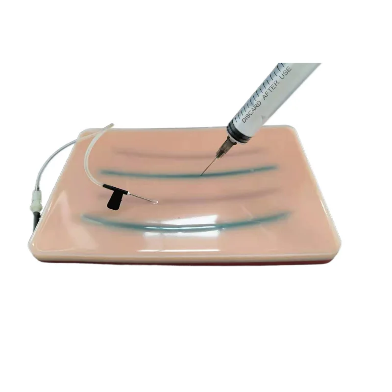 Injection training model Puncture Simulation Training IV Practice Pad With Blood Vessels Wound | Канцтовары для офиса и дома