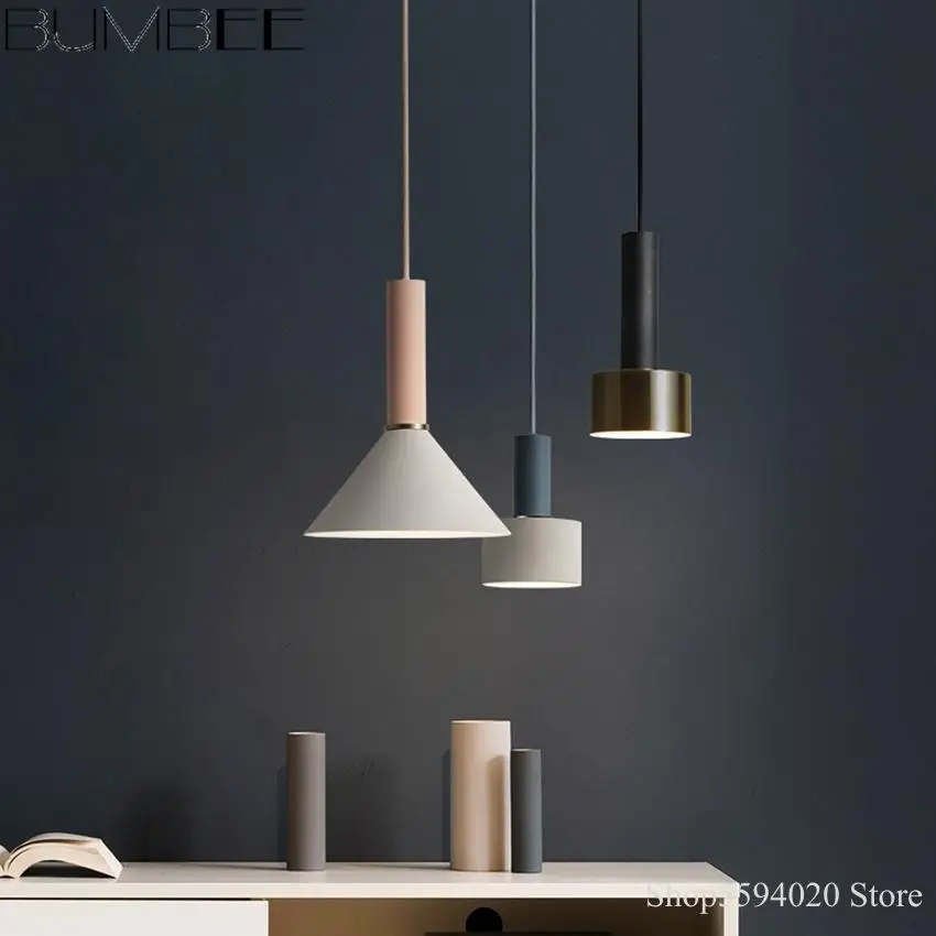 Скандинавский современный декоративный светодиодный подвесной светильник