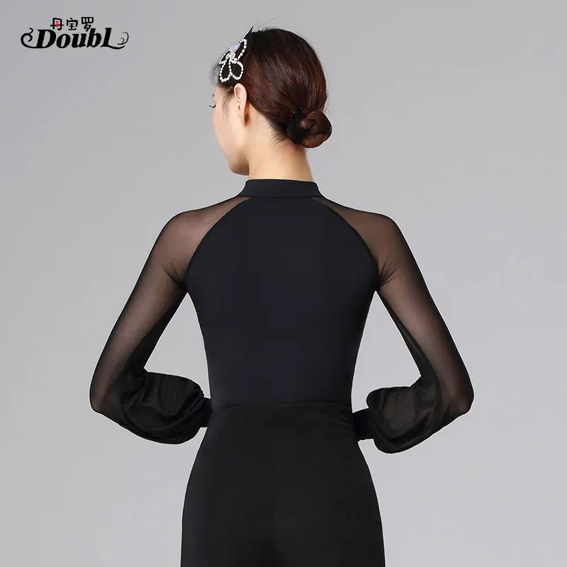 Высококачественный модный топ для современных танцев DOUBL женские костюмы
