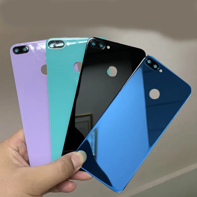 

Для HUAWEI Honor 9i стеклянный корпус чехол для Huawei Glory 9i стеклянная задняя крышка Крышка батареи LLD-AL20 задняя крышка с объективом камеры