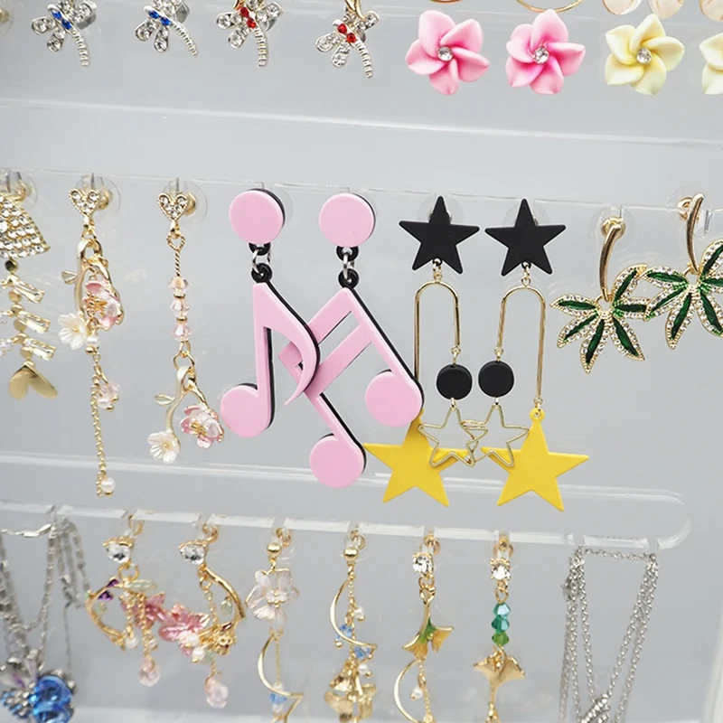 

DIY Crystal Epoxy Resin Mold Earrings Rack Silicone Mold Display Stand Earring Pendant Jewelry Rack Storage Set Mold