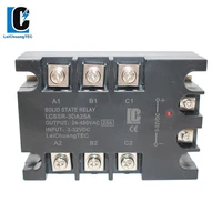 three phase solid state relay ssr 10a 120a dc control ac ssr 3 32vdc to 24 280vac