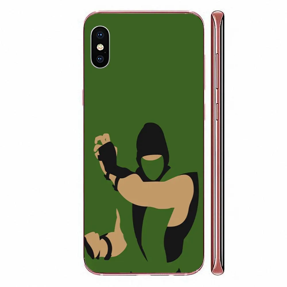 Мультяшный Скорпион Mortal Kombat для Xiaomi Mi3 Mi4 Mi4C Mi4i Mi5 Mi 5 5x6 6X 8 SE Pro Lite A1 Max Mix 2 Note 3 4 |