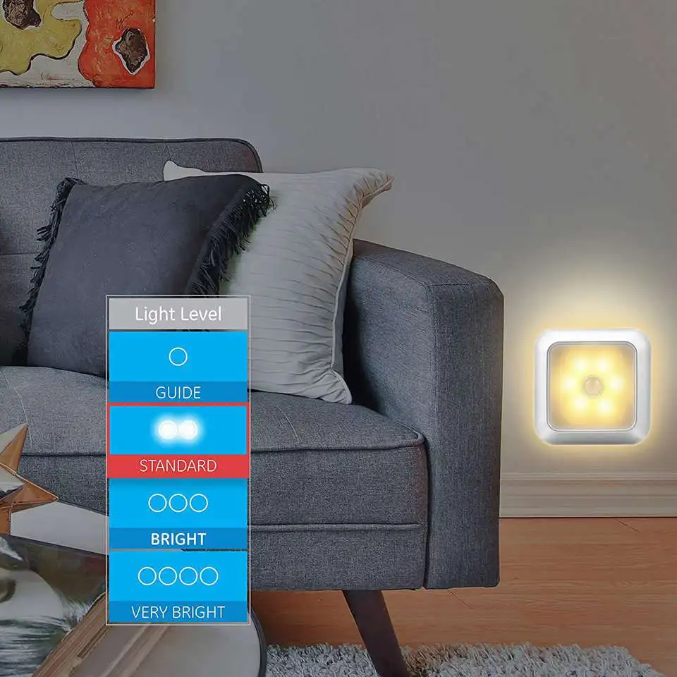 Светодиодный светильник с пассивным инфракрасным датчиком движения