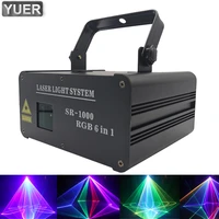 disco light 1w rgb 6in1 animation laser projector christmas party dj light dmx512 voice activated disco xmas for wedding