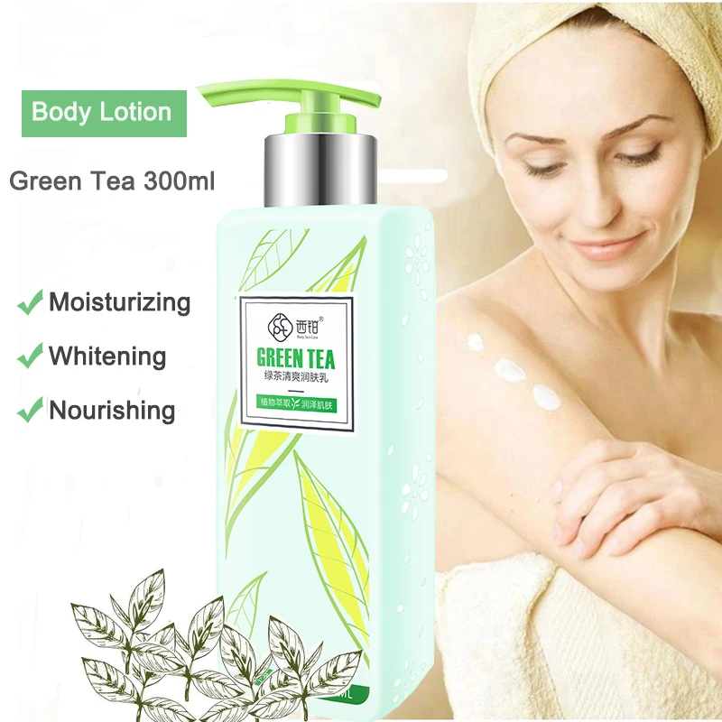 CCPT горячая Распродажа Зеленый Чай Лосьон для тела увлажняющий и освежающий уход