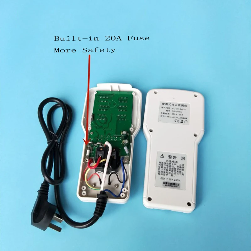 Штепсельная Вилка европейского стандарта электрическая энергия монитор розетка