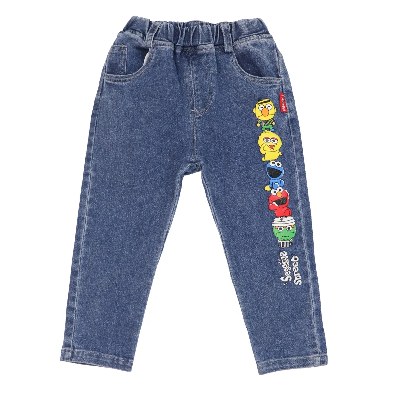 Джинсы с рисунком для мальчиков Джинсовые штаны Детские брюки Повседневные От 1